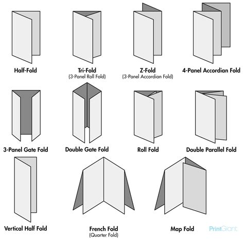 Types of Tri Fold Templates