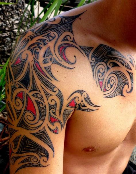 Tribal Shoulder Tattoo Design