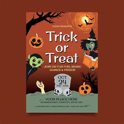 Trick or Treat Flyer Ideas