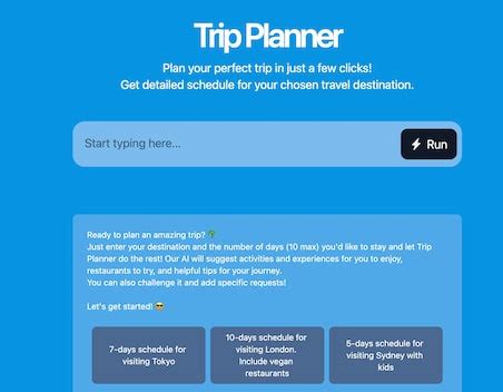 Trip Planner Template