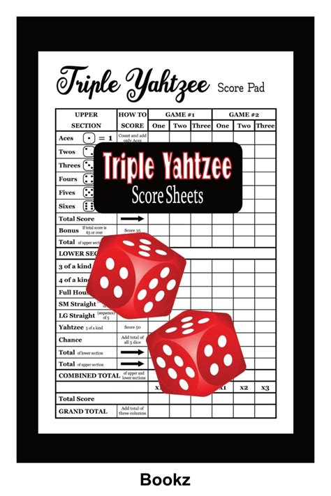 Triple Yahtzee Game Night