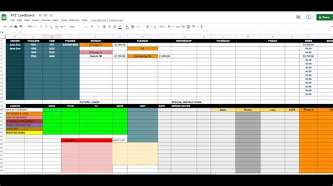 Truck dispatch template Excel benefits