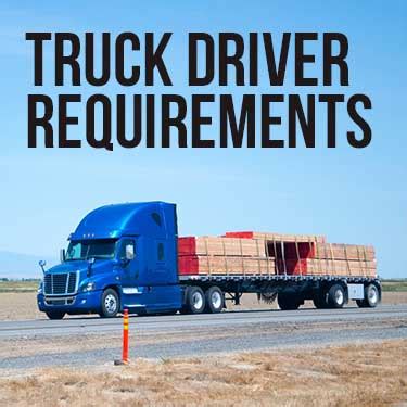 Truck Driver Requirements