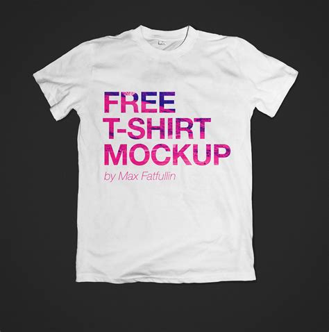 T-shirt mockup template 1