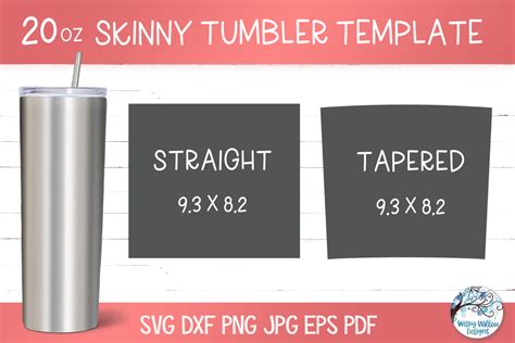 Tumbler Template Size 5