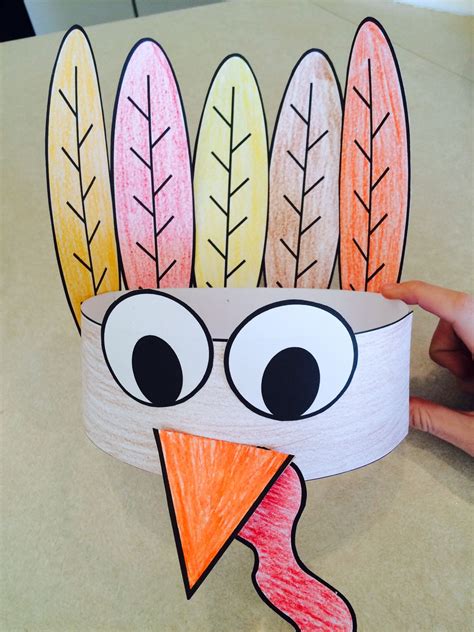 Turkey Hat Craft Templates