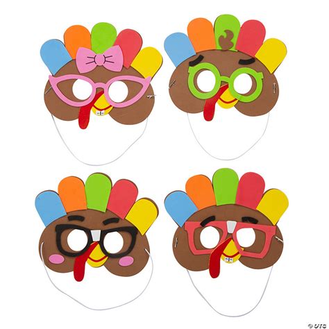 Turkey Mask Template