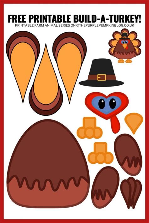 Turkey Printables for Fun and Creativity