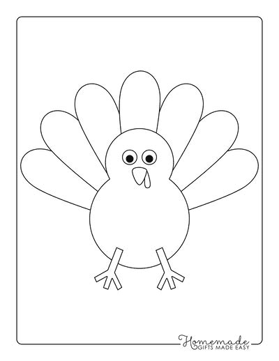 Turkey Templates for Kids