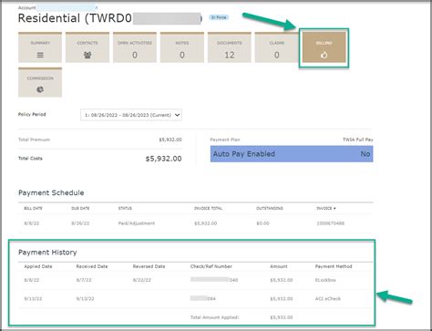 TWIA Payment Contact