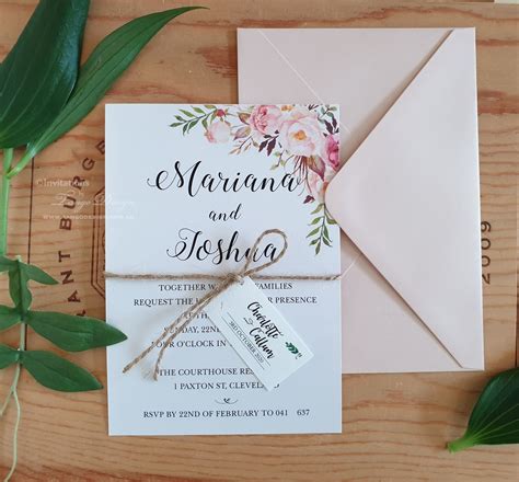 Twine Wedding Invitation Templates