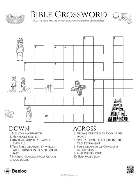 Types of Bible Crossword Puzzles