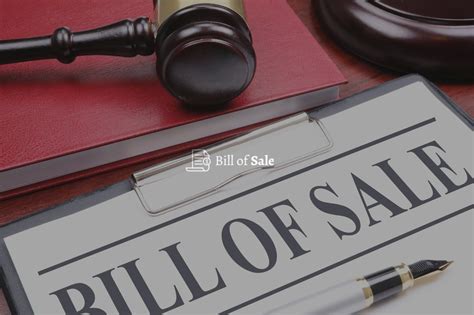 Types of Bill of Sale Templates