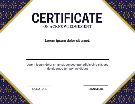 Types of Certificate Templates