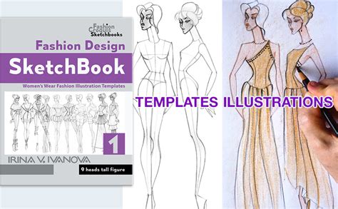 Types of Fashion Sketchbook Templates