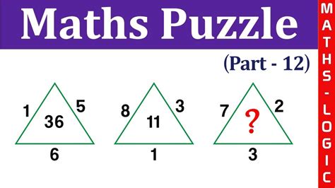 Different types of math puzzles