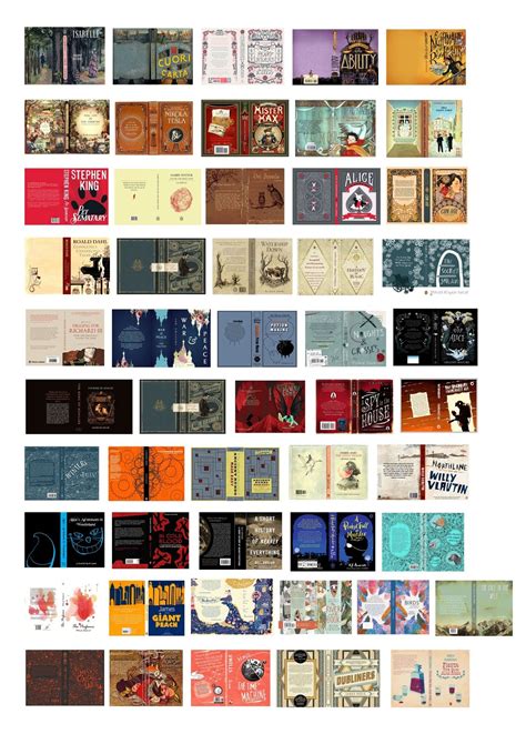 Different types of mini book covers