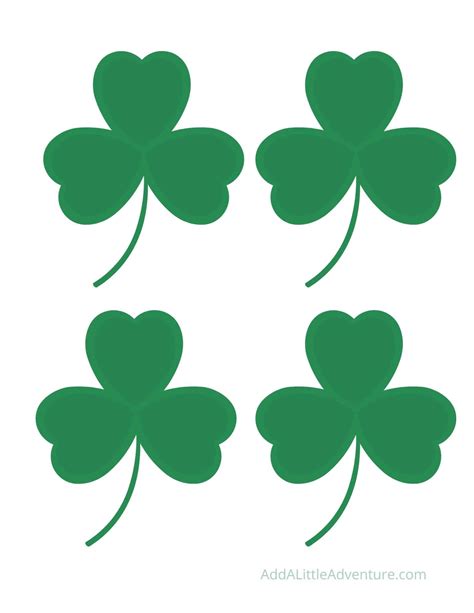 Different types of shamrock templates available