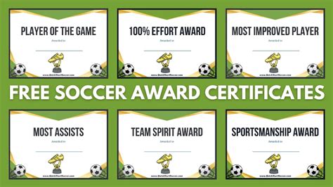 Types of Soccer Awards