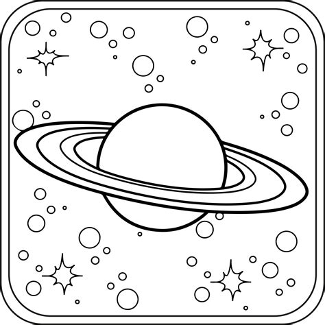 Types of Space Coloring Pages