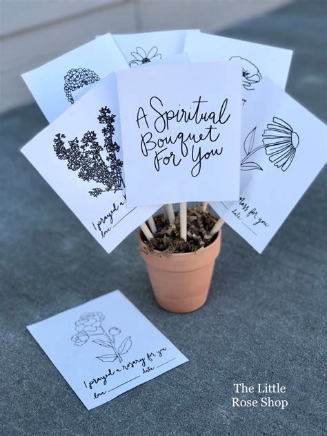 Types of Spiritual Bouquet Printables