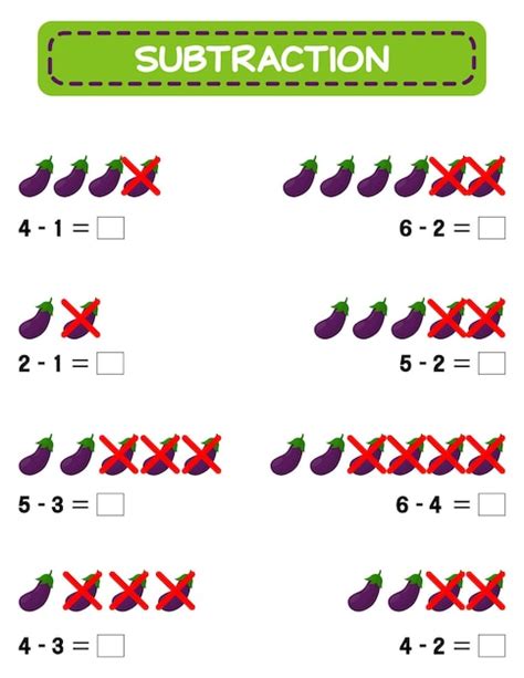 Types of subtraction with regrouping worksheets