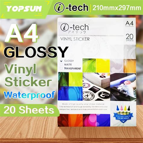 Types of Waterproof Vinyl Sticker Paper