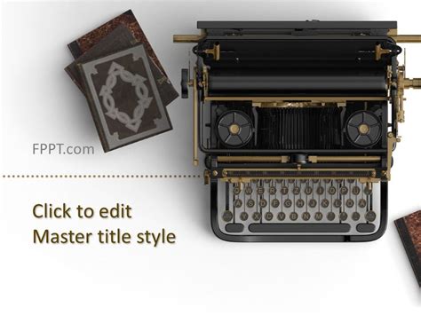 typewriter template