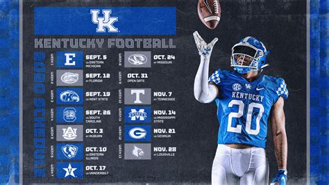 UK Football Schedule