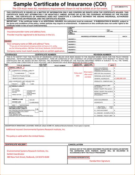 Umbrella Insurance Cancellation Form