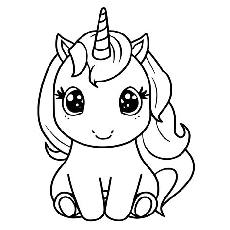 Unicorn coloring page ideas