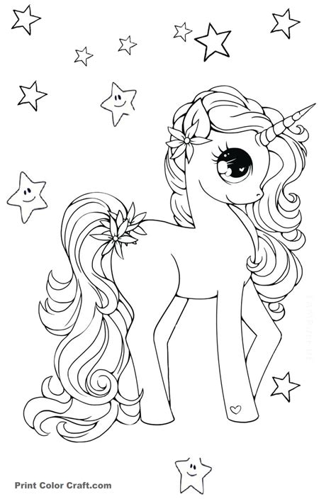 Unicorn colouring sheets for girls