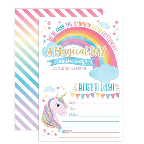 Unicorn Festival Invitation