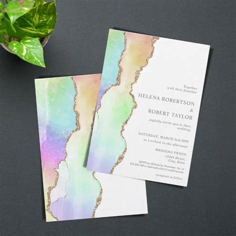 Unicorn Wedding Invitation