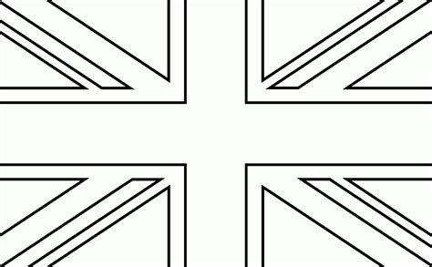 Union Jack flag template 1