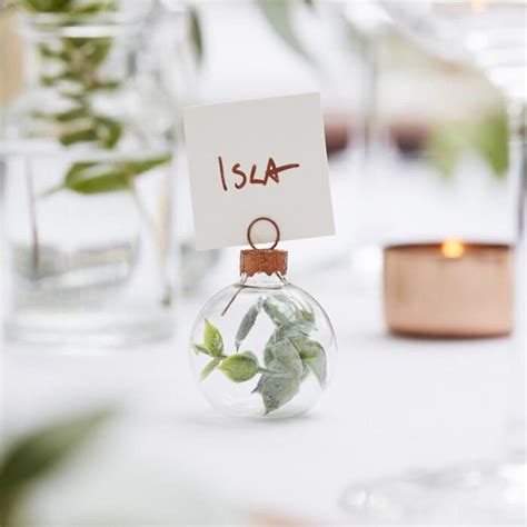 Unique wedding place card ideas