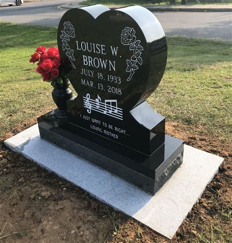 Upright Marble Headstone