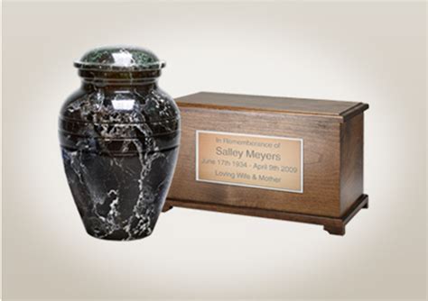 Urns and memorials