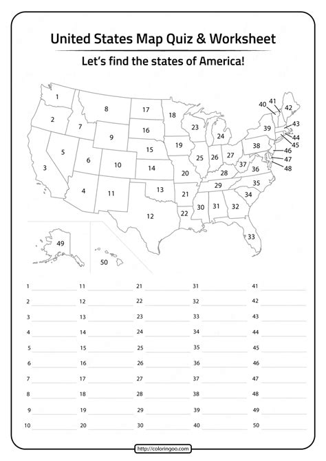 US geography map