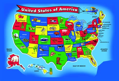 U.S. Map for Kids