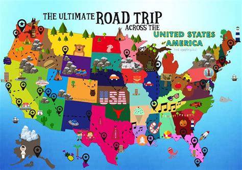 US Map for Travel