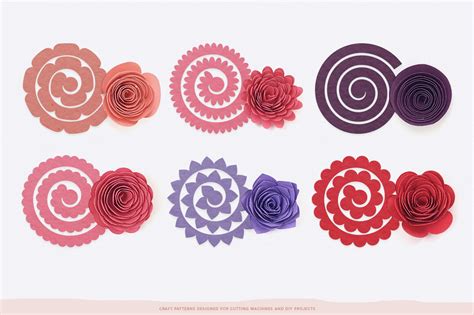 Uses of 3D flower templates