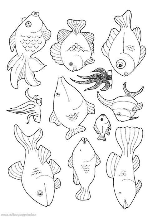 Uses of fish printables for education and art