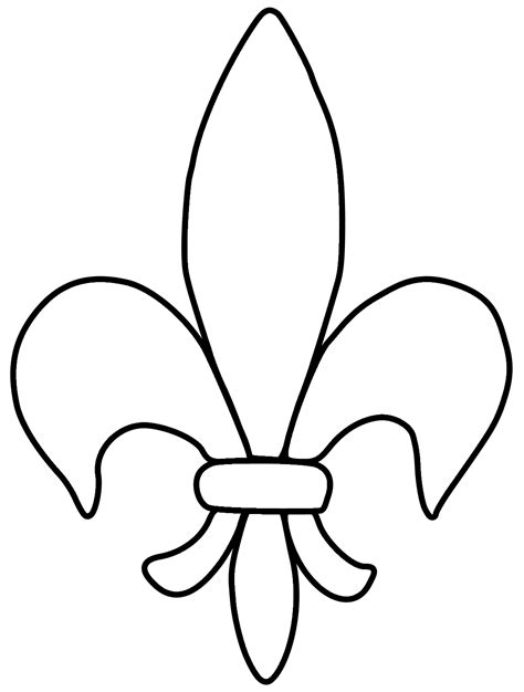 Uses of Fleur De Lis Outlines