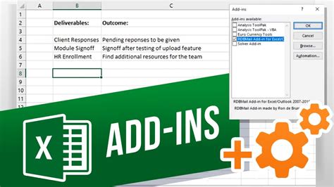 Using Add-Ins and Integrations