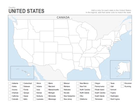 Blank map printables in educational settings