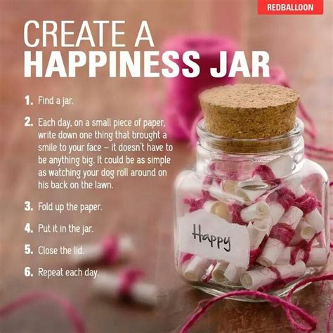 Using Jars for Happiness