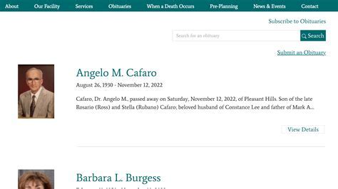 Using online obituary platforms