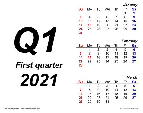 Using Quarterly Calendar Printables Effectively