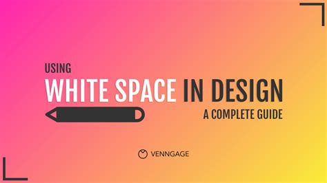 White space is essential for template design